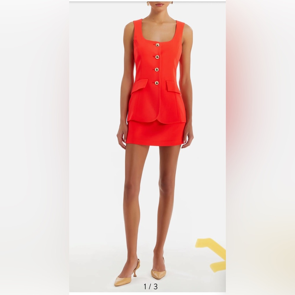 Amanda Uprichard Kya Sleeveless romper